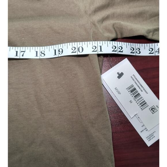 Hurley Logo T-Shirt Men's Size M Green Long Sleeve Crew Neck Cotton Pullover Tee - Picture 9 of 11